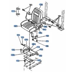 Kubota KH36 Seat Assembly