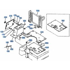 Floor Plate Assembly for Kubota