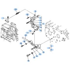 Governor Assembly for Kubota KH60
