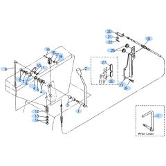 Accelerator Lever for Kubota KH60