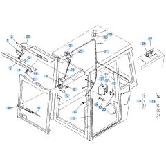 Wiper Assembly for Kubota KH60