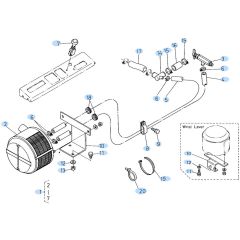 Heater Assembly for Kubota KH60