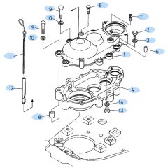 Swing Gear Case for Kubota KH60