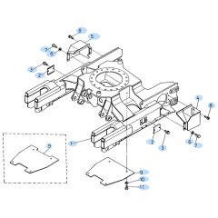 Track Frame for Kubota KH60