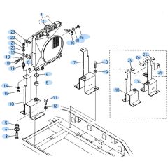 Radiator Assembly for Kubota KH60