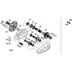 Drive Gear Assembly for Kubota KH61 Mini Excavator