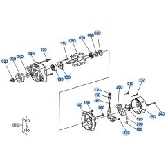 Alternator Assembly for Kubota R310 Loader
