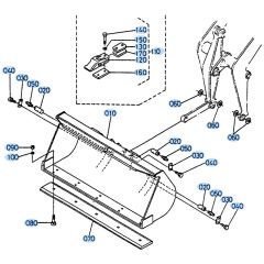 Bucket Assembly for Kubota R310 Loader