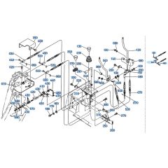 Control Lever Assembly for Kubota R310 Loader