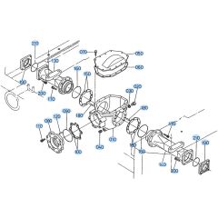 Rear Axle Case Assembly for Kubota R310 Loader