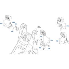 Light (Front) Assembly for Kubota R540 Loader