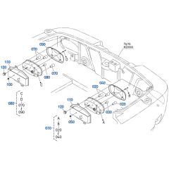 Light (Rear) Assembly for Kubota R540 Loader
