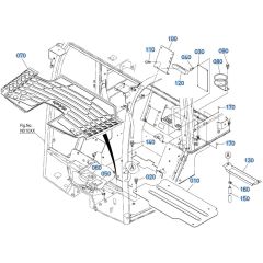 Step Assembly for Kubota R540 Loader