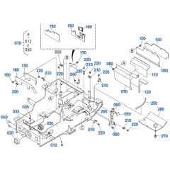 Rear Frame Assembly for Kubota R540 Loader