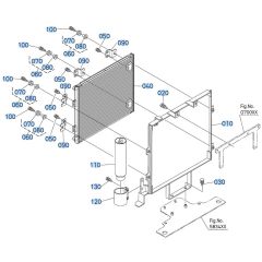 Condenser Assembly for Kubota R540 Loader