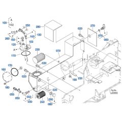 Oil Tank Assembly for Kubota R540 Loader