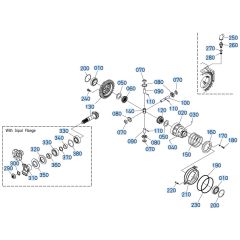 Front Axle (Differential) Assembly for Kubota R540 Loader