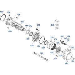 Front Axle (Hub Reduction) Assembly for Kubota R540 Loader