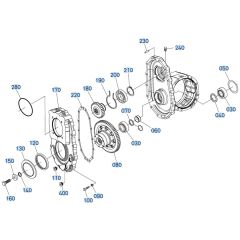 Rear Axle (Gearbox) Assembly for Kubota R540 Loader