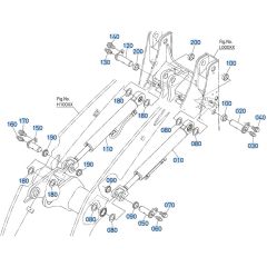 Lift Cylinder Assembly for Kubota R540 Loader