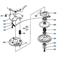 Blade Brake Clutch Assembly for Kubota W5021-SCC Mower