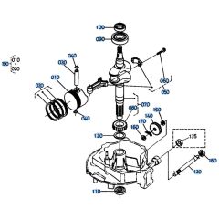 Piston, Crankshaft Assembly for Kubota W5021-SCC Mower