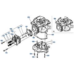 Crankcase Cover Assembly for Kubota W5021-SCE Mower