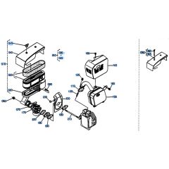 Air Cleaner Assembly for Kubota W5021-SCE Mower