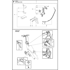 Mounting Kit K950 Assembly for Husqvarna Kv03 Disc Cutters