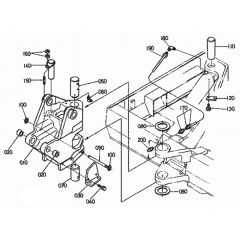 Kingpost Assembly for Kubota KX151