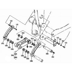 Dipper Arm/Bucket Link for Kubota
