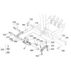 Dipper Arm/Bucket Link Assembly