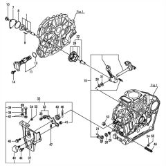 Oil Pump and Governor Assembly for Yanmar L48N Engine