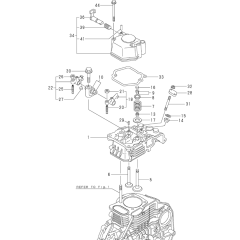 Yanmar L60E L60AE Series Diesel Engine Direct Replacement Fuel Injector Assembly 