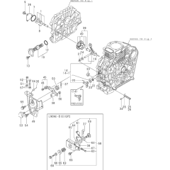 Oil Pump and Govenor Assembly for Yanmar L90AE Engine
