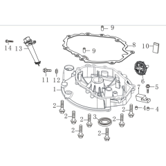 Crankcase Cover for Loncin LC1P65FA