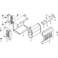 Muffler Assembly for Loncin