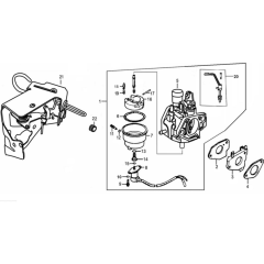 Carburettor Assembly for Loncin