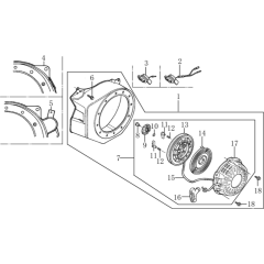 Starter Sub Assembly for Loncin Pump