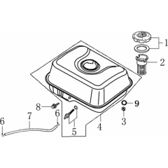 Fuel Tank Assembly for Loncin