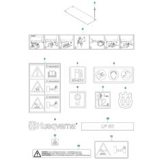 Decals for Husqvarna Compactor