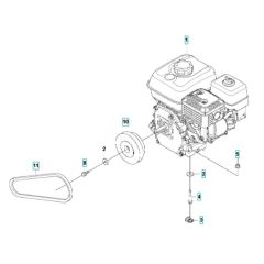 Engine Assembly for Husqvarna