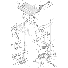 Stand Assembly for Makita LH1040