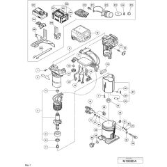 Main Assembly for Hikoki M1808DA