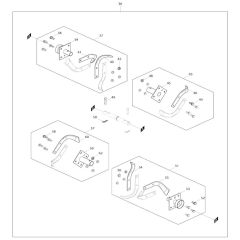 Blade Assembly for Makita BUK360 Cultivator