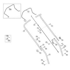 Handle for Viking MB 443.0 X