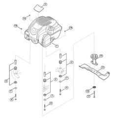 Engine and Blade for Viking MB 545.1