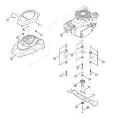 Engine and Blade for Viking MB 650.3 T