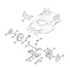 Front Axle for Viking MB 655.3 V