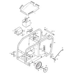 Frame Assembly for Nilfisk MC 10P